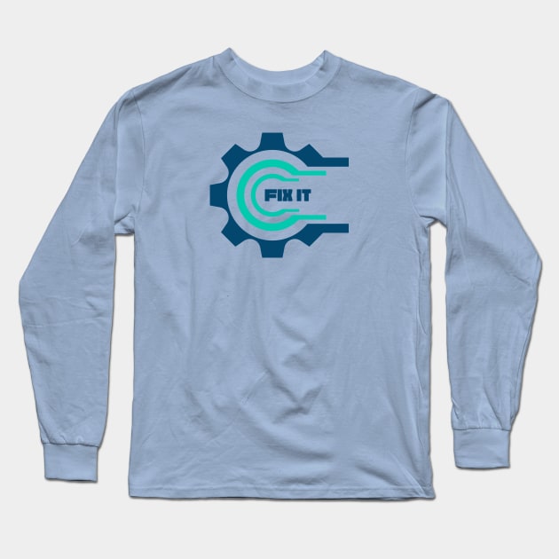 Fix It Long Sleeve T-Shirt by Freamia 